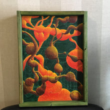 Elan Vital IV - acrylic painting on wood panel