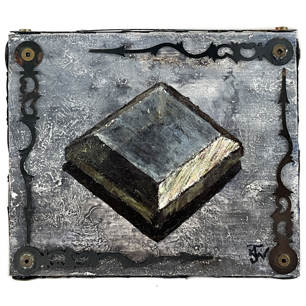 Dark Treasure - acrylic painting on wood