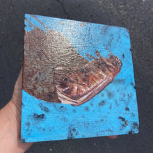 Bugged - acrylic painting on wood