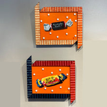 Tootsie Roll - acrylic painting on wood