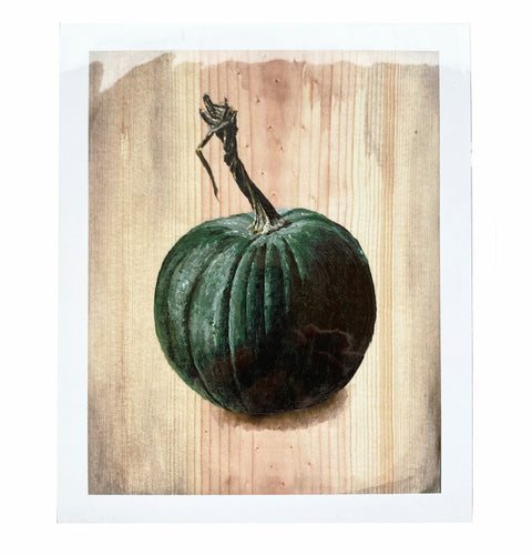 Green Pumpkin - signed print