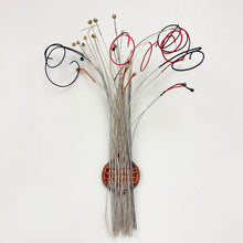 Harlequin Guitar - woven sculpture