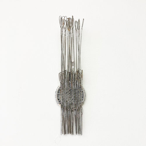 Heddle Medal - woven sculpture