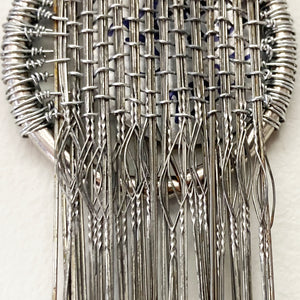 Heddle Medal - woven sculpture