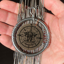 Heddle Medal - woven sculpture