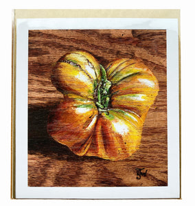 Puckered Yellow Tomato - signed print