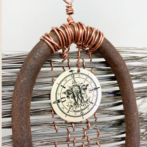 Telegram - woven sculpture