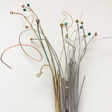 Little Green Guitar - woven sculpture