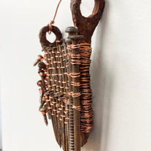 Tracks - woven assemblage