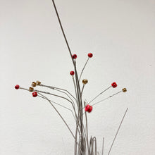 Little Red Guitar - woven sculpture