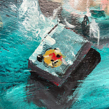 Martini Lounge - His and Hers - acrylic paintings on wood
