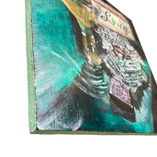 Martini Lounge - His and Hers - acrylic paintings on wood