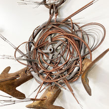 The Pianist's Plow - woven sculpture