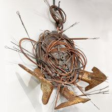 The Pianist's Plow - woven sculpture