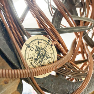 The Pianist's Plow - woven sculpture