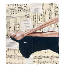 Shadow Sticks - acrylic on mixed media