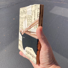 Shadow Sticks - acrylic on mixed media