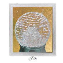 Snow Globe Domesticity - Scansion Art - Acrylic on wood