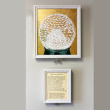 Snow Globe Domesticity - Scansion Art - Acrylic on wood