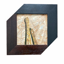 Drumsticks on Scoring - acrylic on mixed media