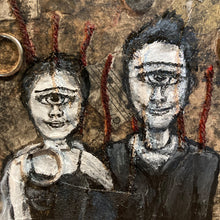 Thank You For This - acrylic on mixed media