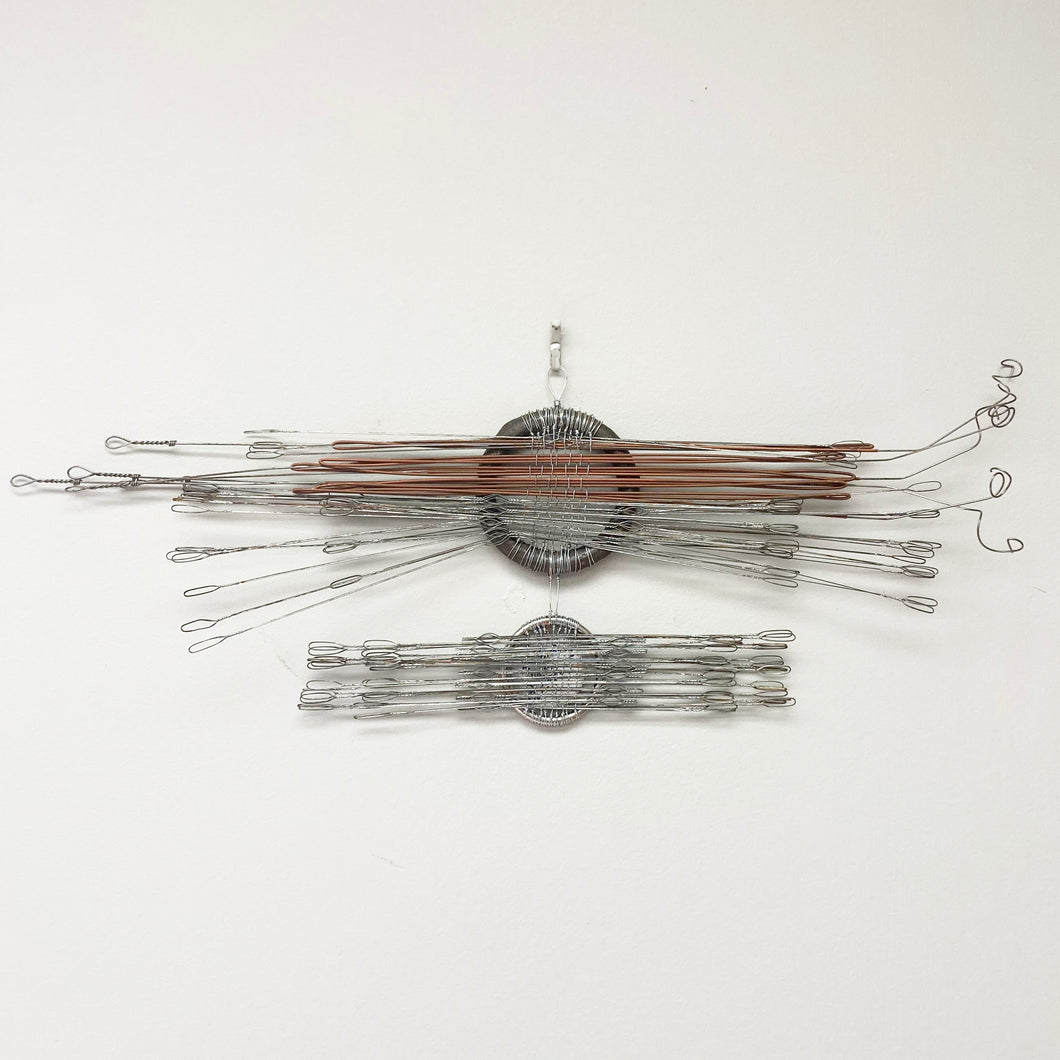 The Weaver Pianist - woven sculpture