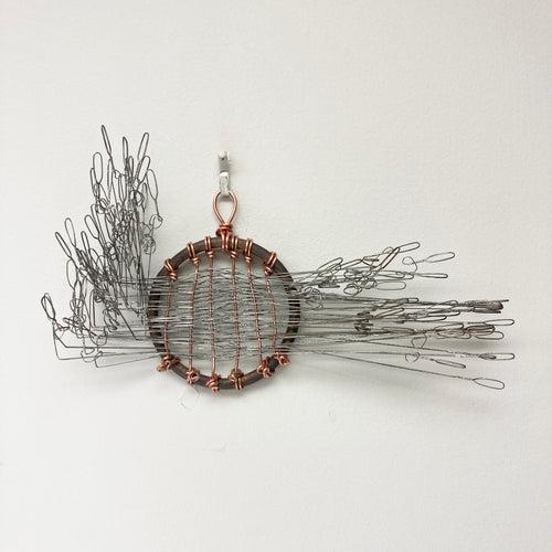 Warped Heddles - woven sculpture