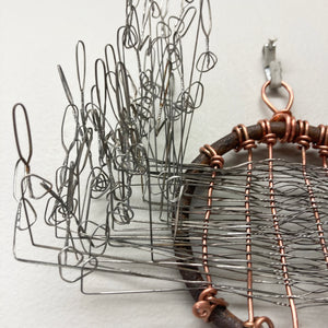 Warped Heddles - woven sculpture