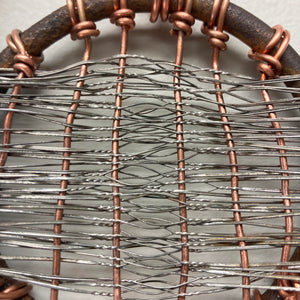Warped Heddles - woven sculpture