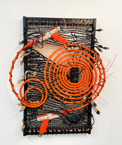 Blow In It - woven assemblage