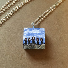 Quinn Women of the Ridge - Charm Painting - Five Sisters Under Blue Skies, Tiny Art